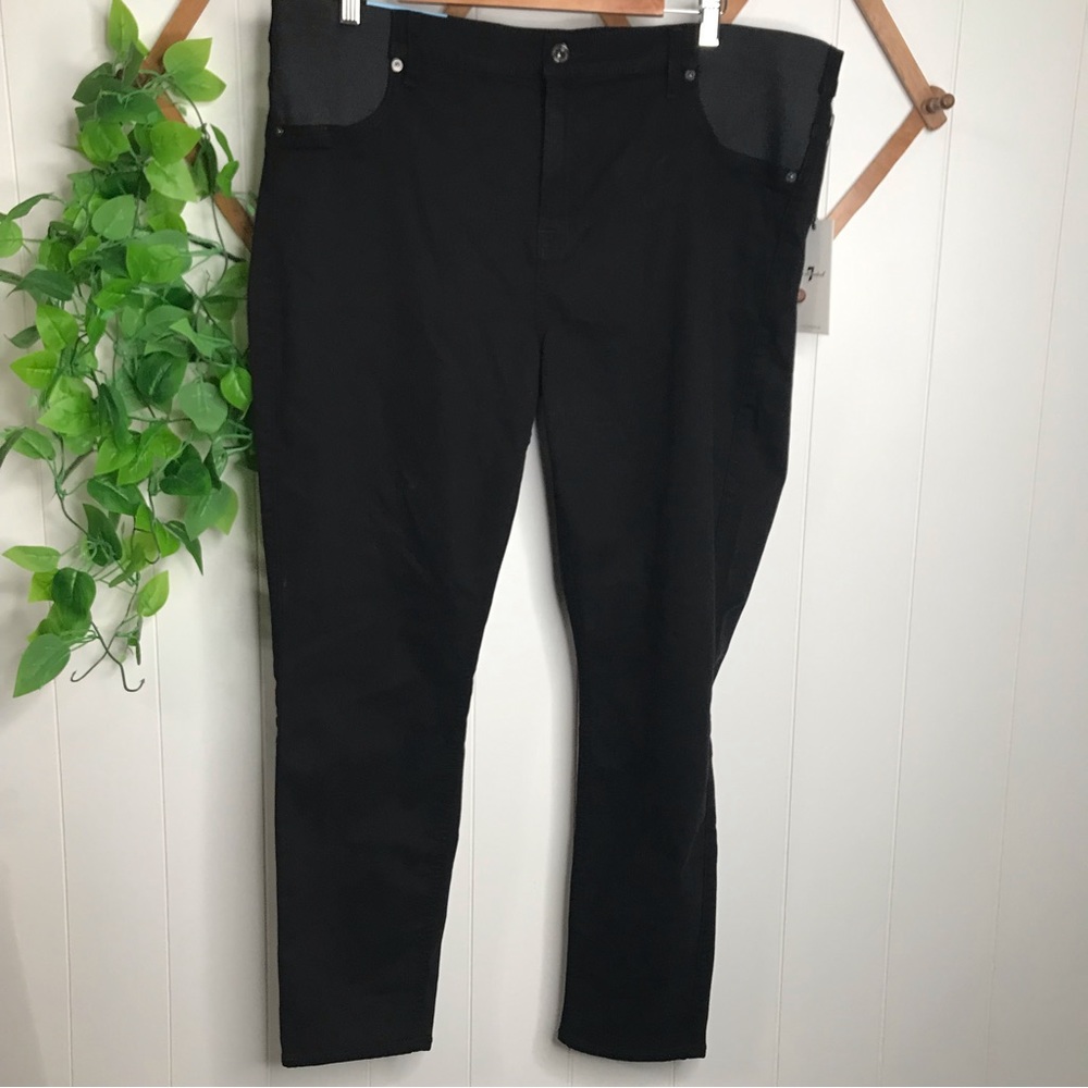 NWT 7 for All Mankind Blair Skinny Ankle Jeans maternity size 33